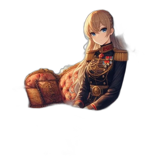 dress, crown, weapon, dragon transparent PNG cut-out