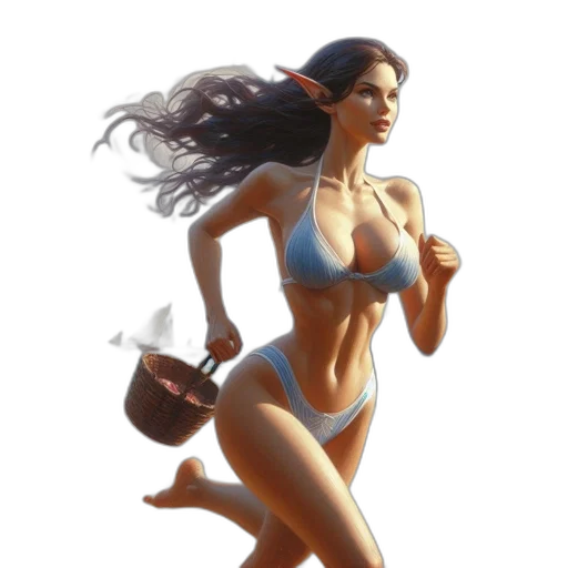 fantasy art, concept art, photorealistic, comic book art transparent PNG cut-out