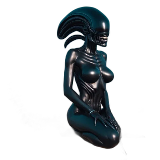 jewelry, mask, creature, 3d render transparent PNG cut-out