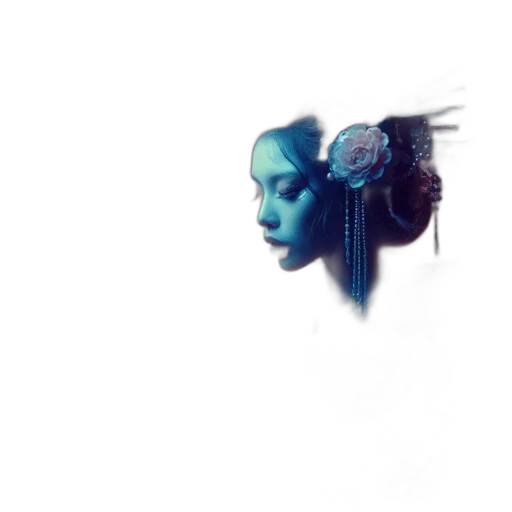 robot, face, creature, hair transparent PNG cut-out