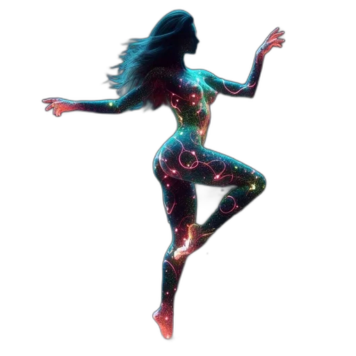 dress, hair, creature, concept art transparent PNG cut-out