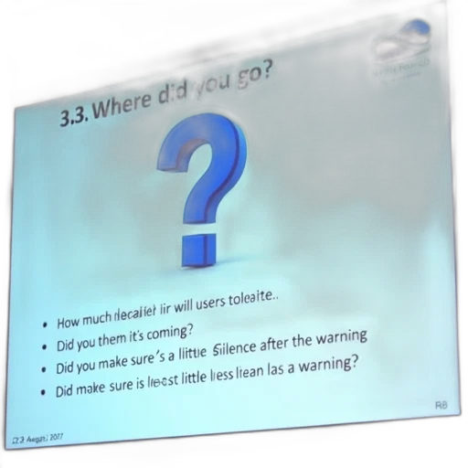 presentation, slide, blue, question transparent PNG cut-out