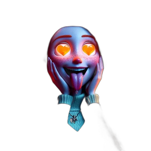 staff, robot, mask, creature transparent PNG cut-out