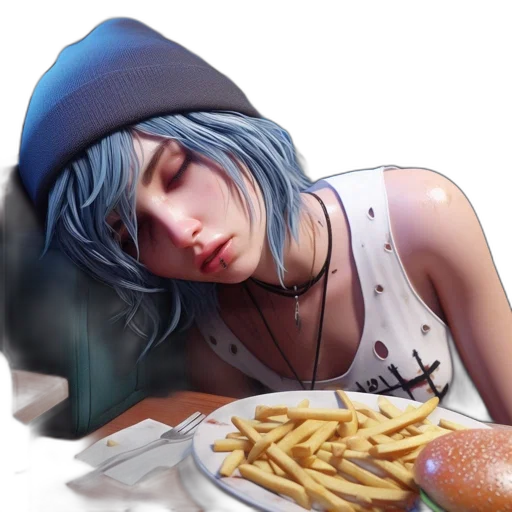 food, face, hat, robot transparent PNG cut-out
