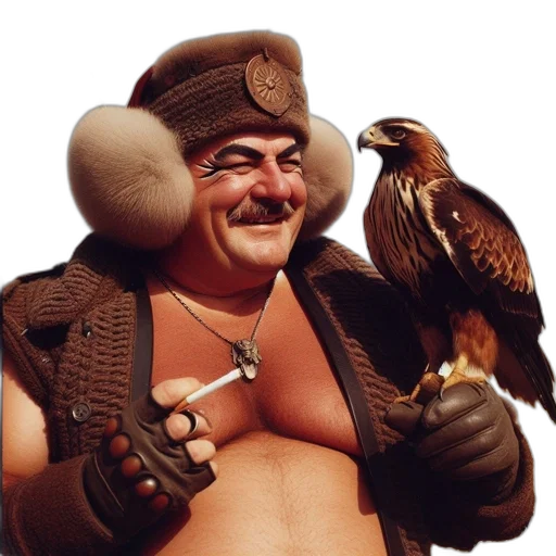 animal, hat, staff, concept art transparent PNG cut-out