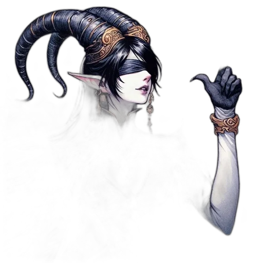 mask, staff, dragon, creature transparent PNG cut-out