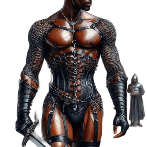 robot, sword, concept art, comic book art transparent PNG cut-out