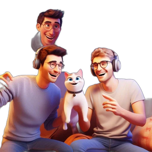 staff, concept art, cartoon, 3d render transparent PNG cut-out