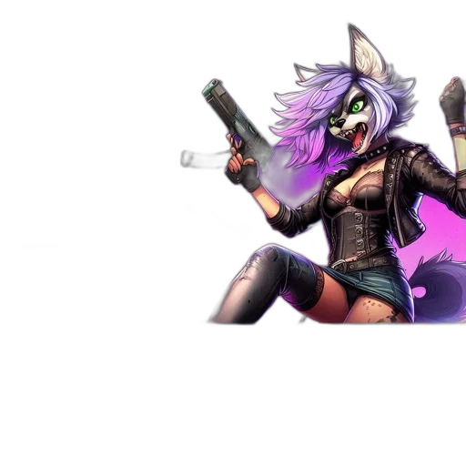 weapon, staff, jacket, animal transparent PNG cut-out