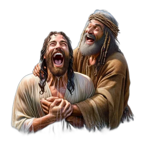 photorealistic, concept art, two, men transparent PNG cut-out