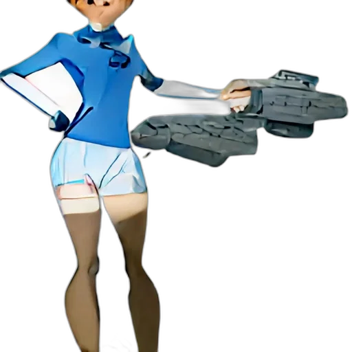 staff, weapon, robot, dress transparent PNG cut-out