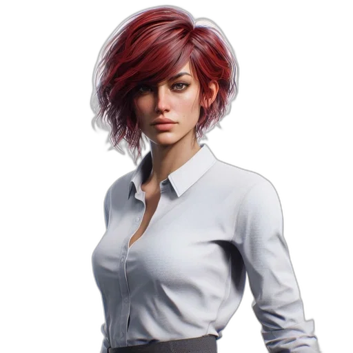 jacket, dress, staff, concept art transparent PNG cut-out