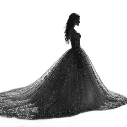 dress, crown, hair, jewelry transparent PNG cut-out
