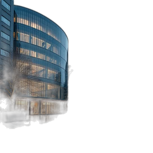 building, 3d render, concept art, photorealistic transparent PNG cut-out