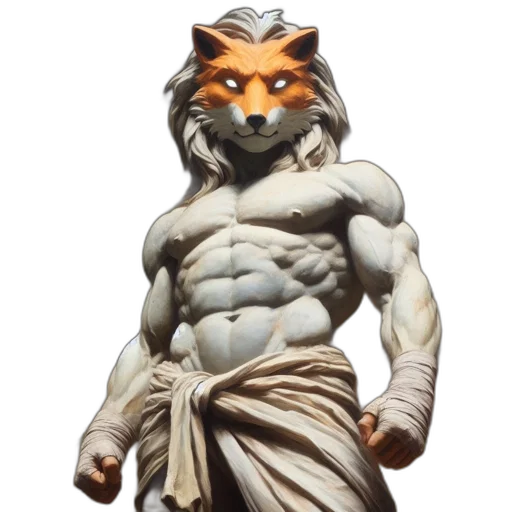 animal, staff, creature, fantasy art transparent PNG cut-out