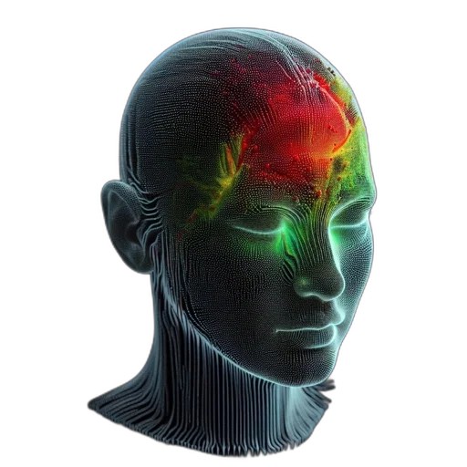 face, robot, mask, crown transparent PNG cut-out