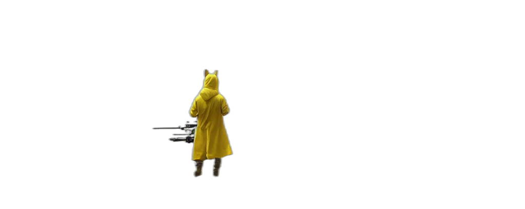 weapon, umbrella, staff, creature transparent PNG cut-out