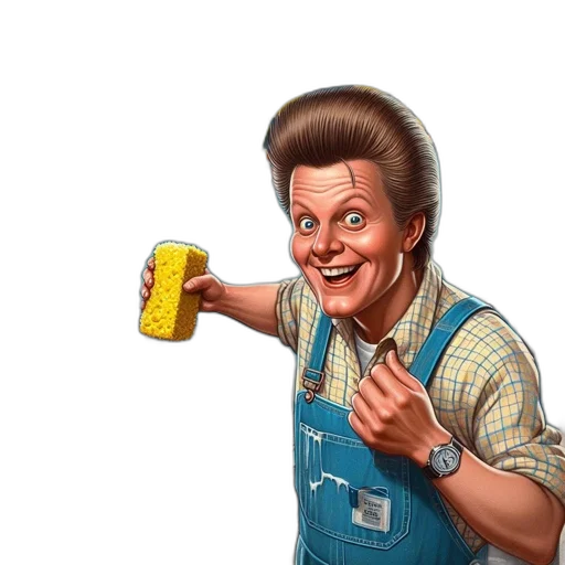 staff, hair, face, bottle transparent PNG cut-out