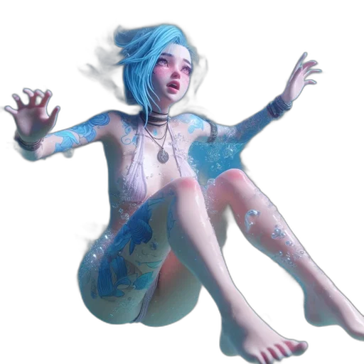 creature, robot, dress, concept art transparent PNG cut-out