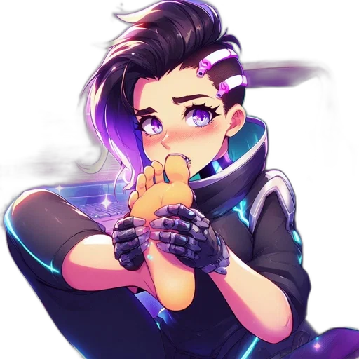 weapon, staff, robot, cyberpunk transparent PNG cut-out