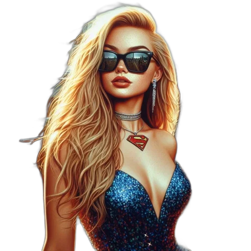 dress, jewelry, fantasy art, photorealistic transparent PNG cut-out