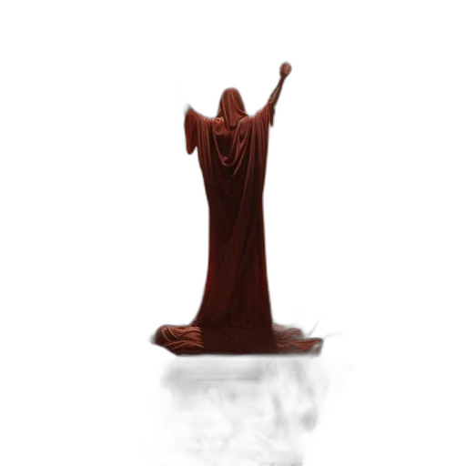 dress, staff, bottle, crown transparent PNG cut-out