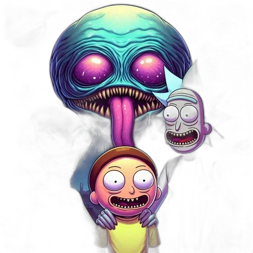 creature, mask, staff, face transparent PNG cut-out