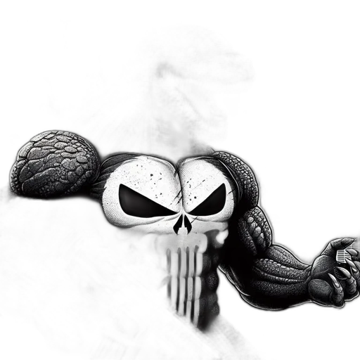 weapon, mask, creature, animal transparent PNG cut-out