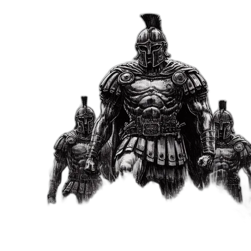 crown, weapon, sword, robot transparent PNG cut-out