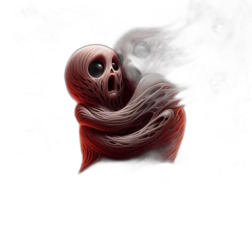 creature, hair, mask, face transparent PNG cut-out