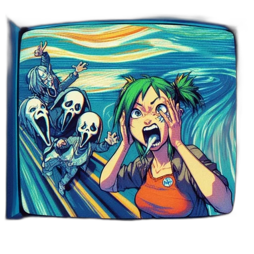 comic book art, concept art, pixel art, fantasy art transparent PNG cut-out