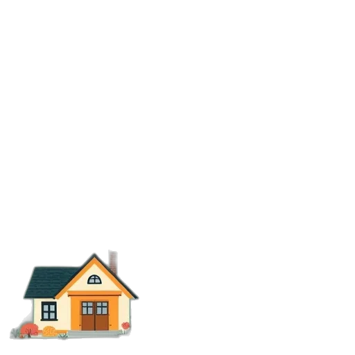 building, furniture, umbrella, 3d render transparent PNG cut-out