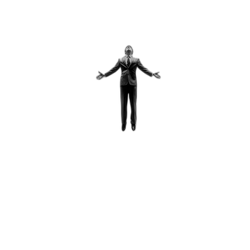 robot, staff, creature, jacket transparent PNG cut-out