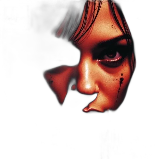 face, mask, comic book art, concept art transparent PNG cut-out