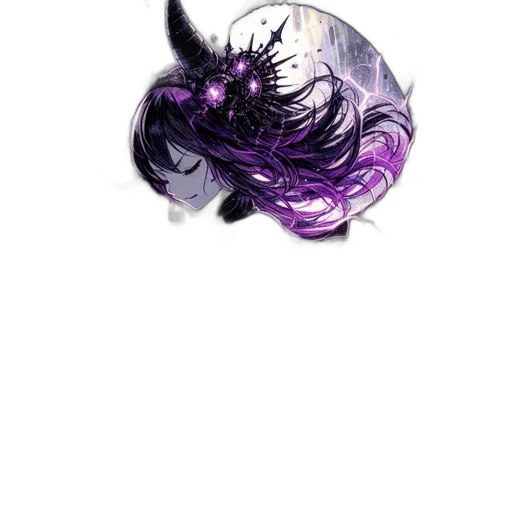 hair, dragon, creature, mask transparent PNG cut-out