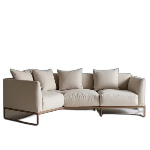 furniture, 3d render, photorealistic, earth tones transparent PNG cut-out