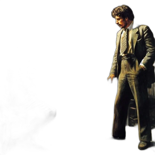 jacket, concept art, photorealistic, comic book art transparent PNG cut-out