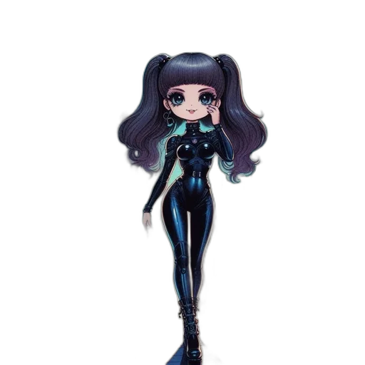 hair, robot, cartoon, concept art transparent PNG cut-out