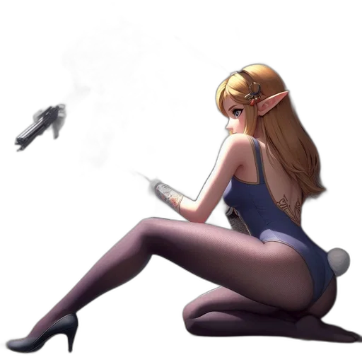 weapon, staff, sword, dress transparent PNG cut-out