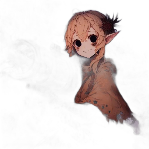 creature, mask, dragon, staff transparent PNG cut-out