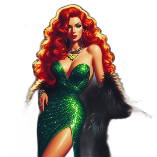 dress, fantasy art, comic book art, concept art transparent PNG cut-out