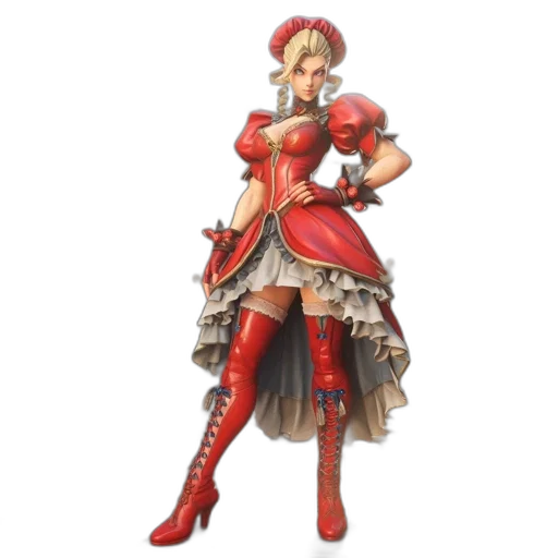 3d render, concept art, fantasy art, red transparent PNG cut-out