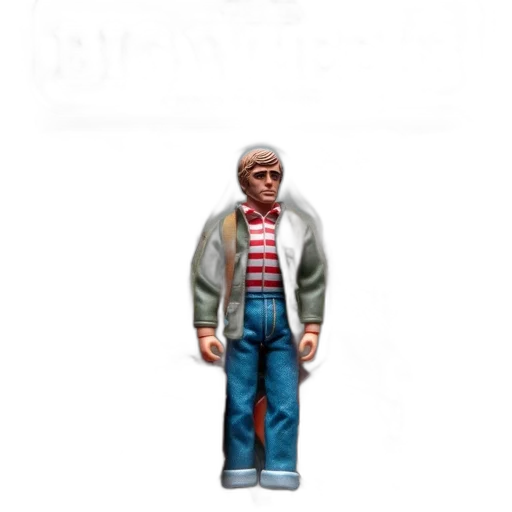 jacket, staff, 3d render, concept art transparent PNG cut-out