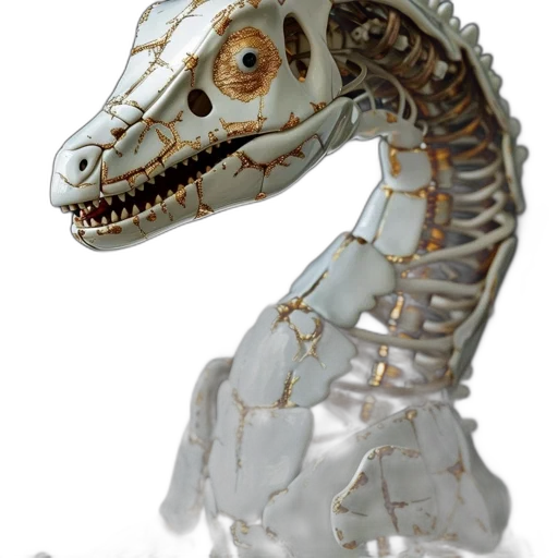 dragon, creature, animal, robot transparent PNG cut-out