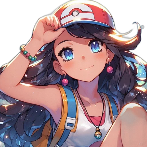 hat, face, staff, dress transparent PNG cut-out