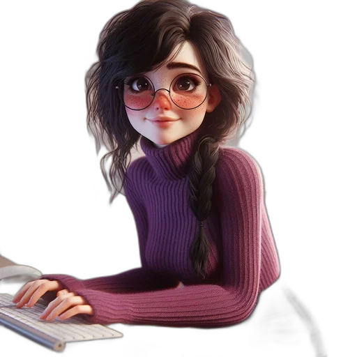 concept art, cartoon, 3d render, fantasy art transparent PNG cut-out