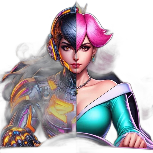 fantasy art, concept art, pixel art, 3d render transparent PNG cut-out