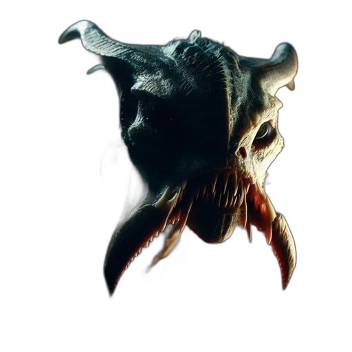 mask, creature, animal, dragon transparent PNG cut-out