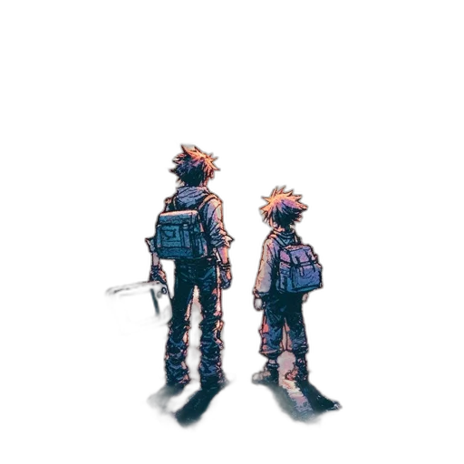 jacket, weapon, robot, creature transparent PNG cut-out