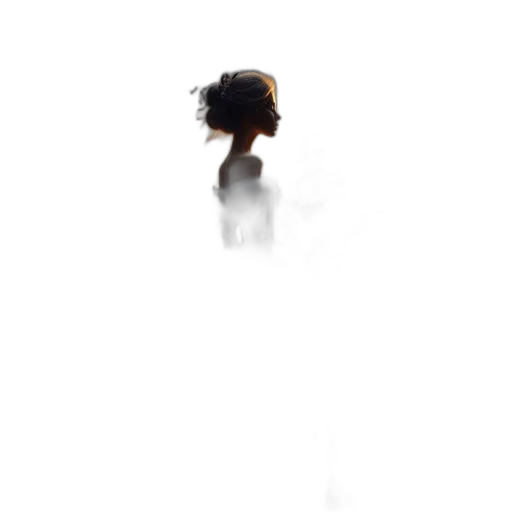 hair, face, dress, crown transparent PNG cut-out